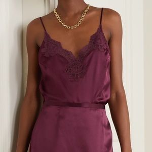 NWT Fleur du Mal James Lace Cami Size Small